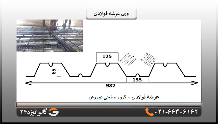 ویژگی های عرشه فولادی