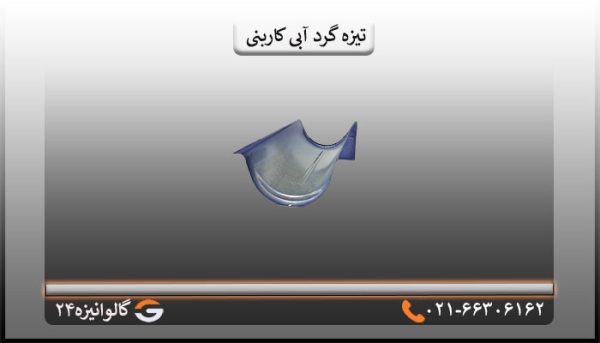 تیزه پرچین گرد آبی کاربنی